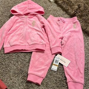 Juicy Couture velour matching set, 3T